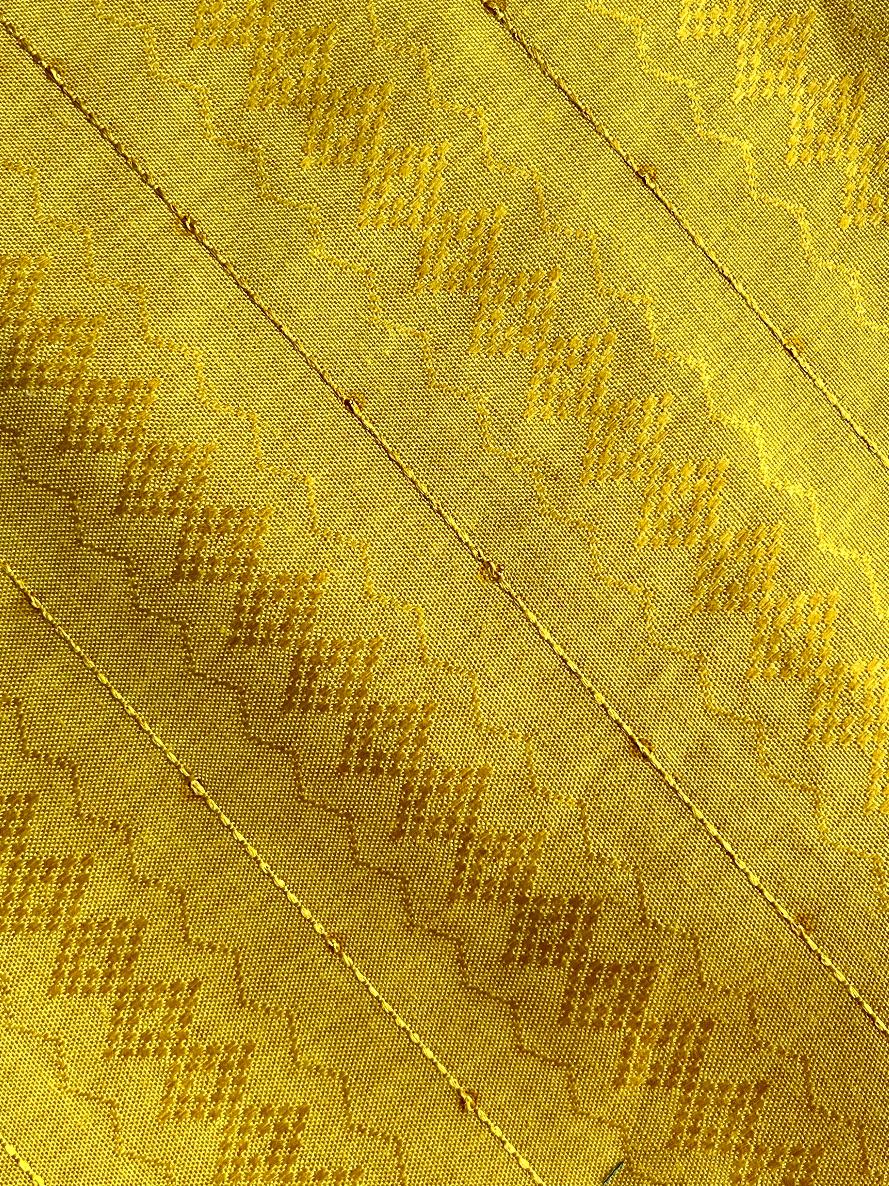 Yellow Self-Design Kurta