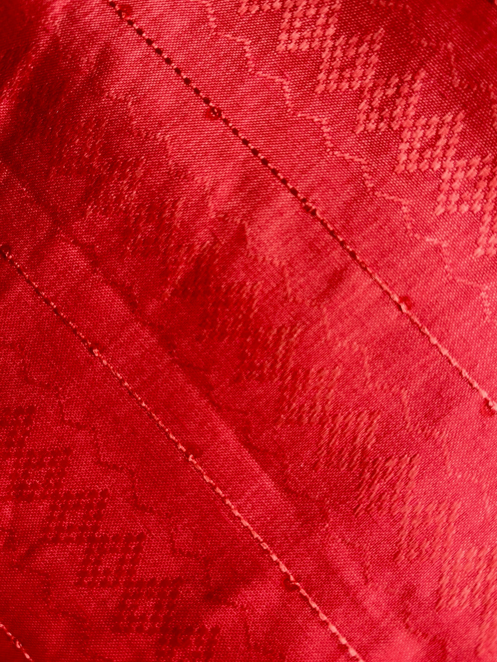 Vermilion Self-Design Kurta