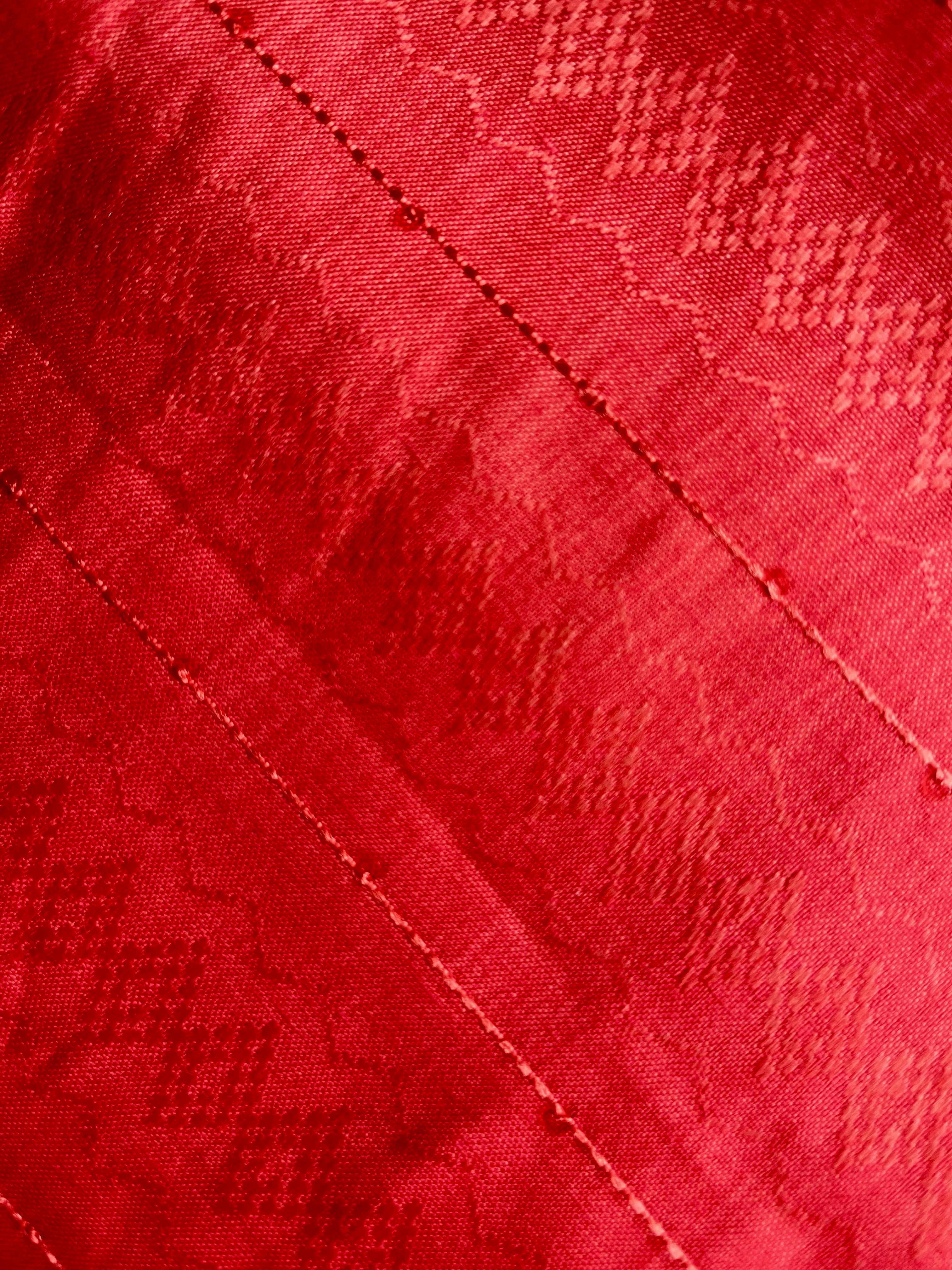 Vermilion Self-Design Kurta