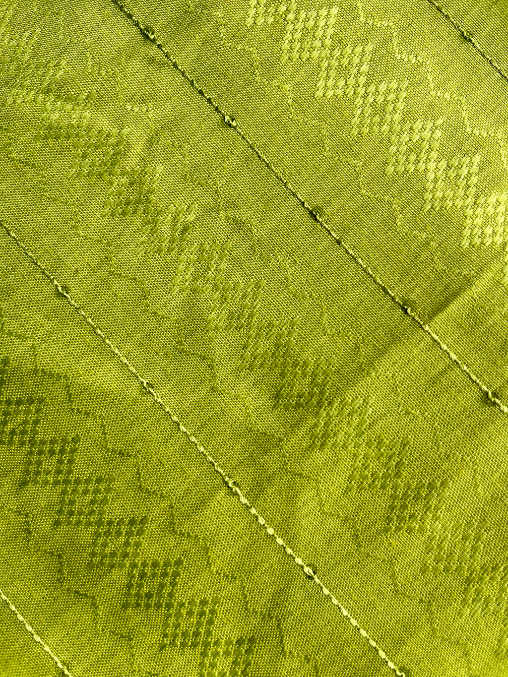 Lime Green Self-Design Kurta
