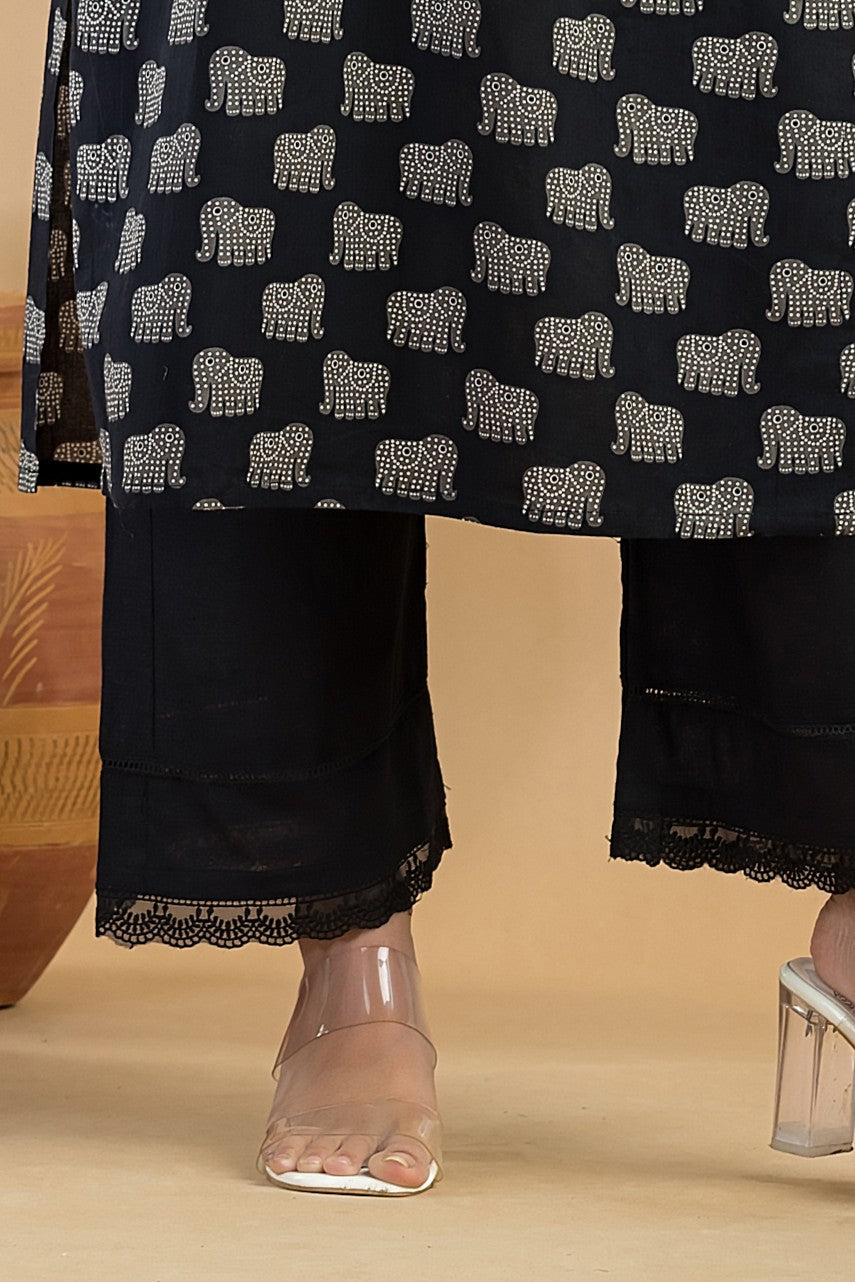 STRAIGHT PANT - BLACK