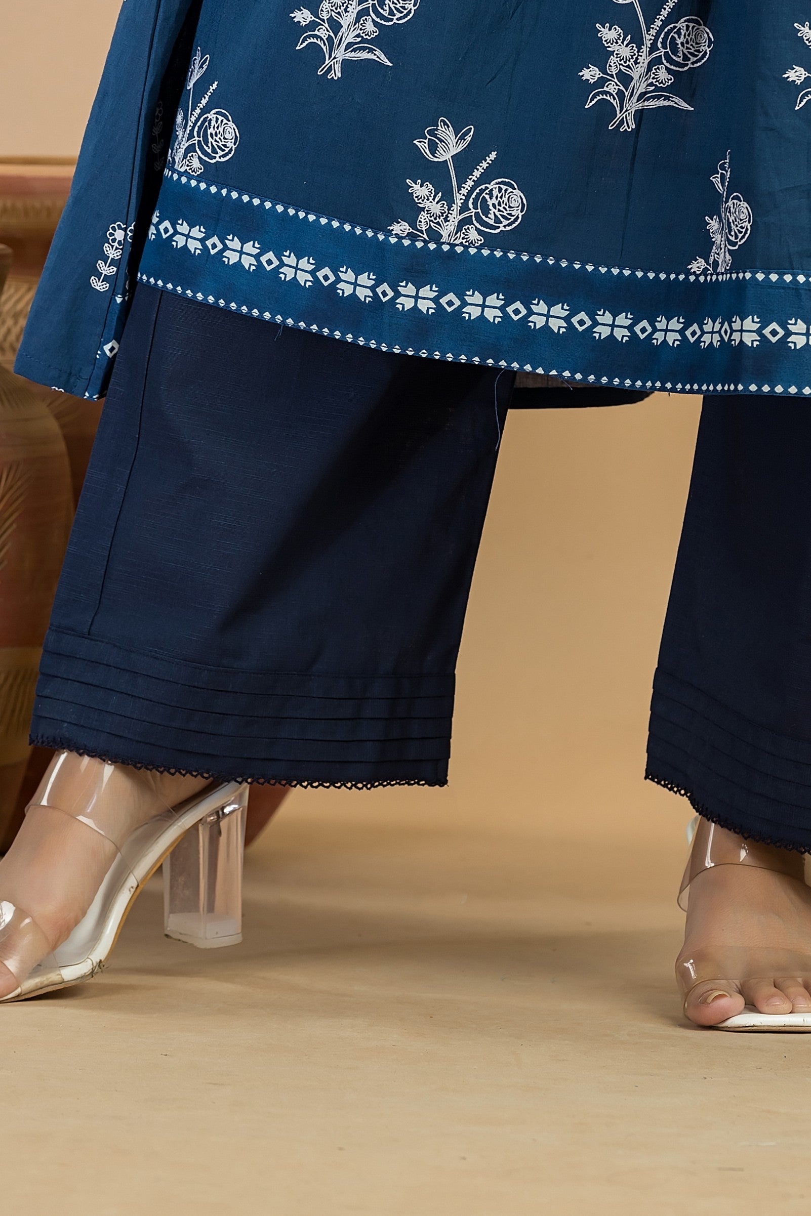 STRAIGHT PANT - NAVY BLUE