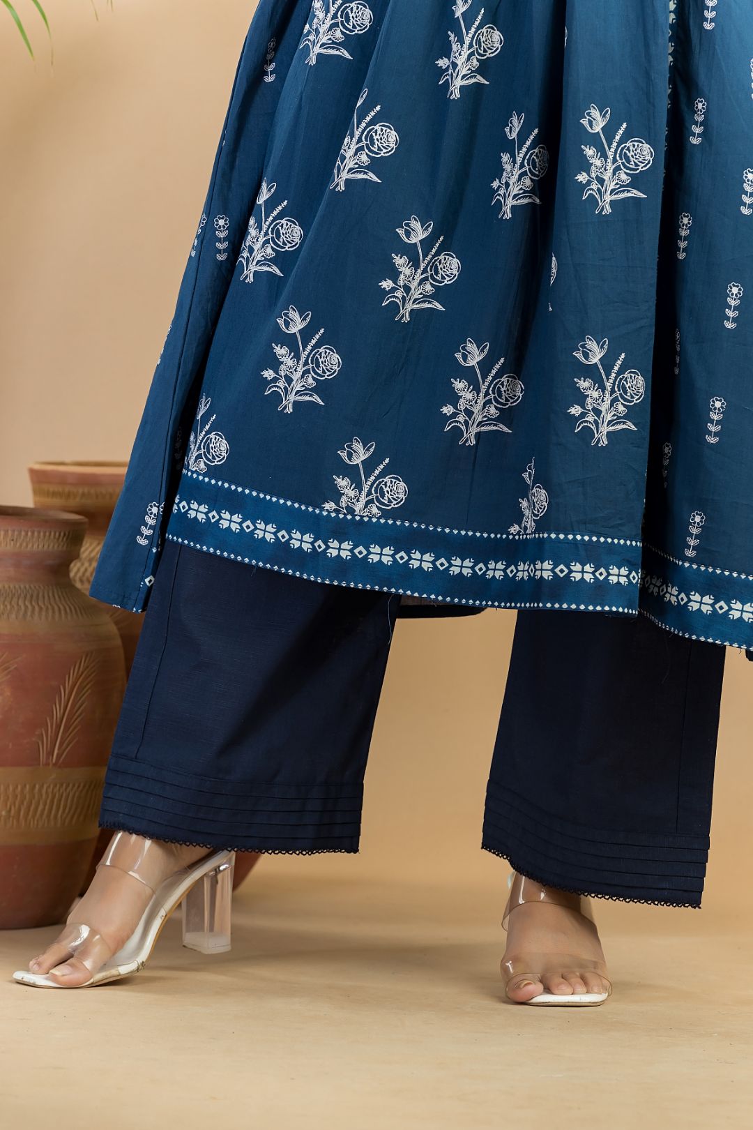 STRAIGHT PANT - NAVY BLUE